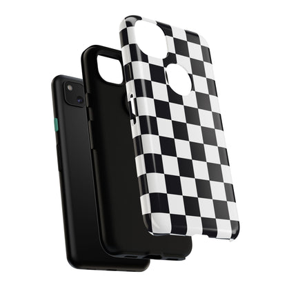 Black & White Checkerboard Google Pixel Case