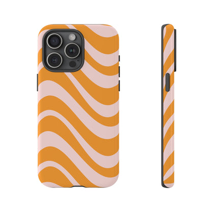 Retro Wavy Stripe iPhone Case