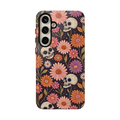 Skulls & Fall Florals Samsung Case