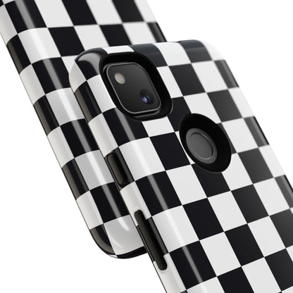 Black & White Checkerboard Google Pixel Case
