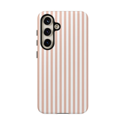 Blush & White Stripe Samsung Case