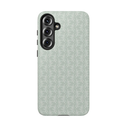 Minimal Leaf Print Samsung Case