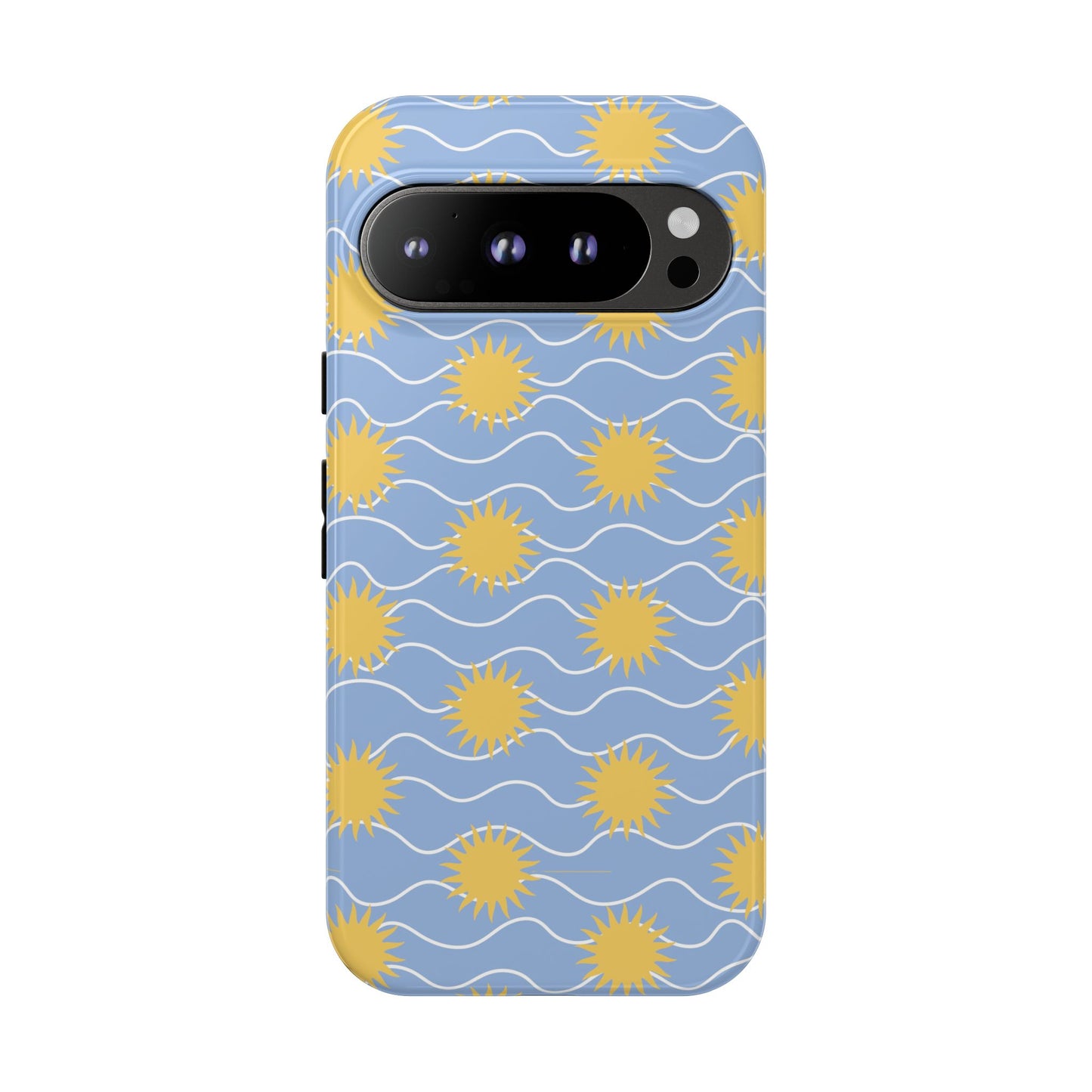 Sunny Waves Blue Google Pixel Case