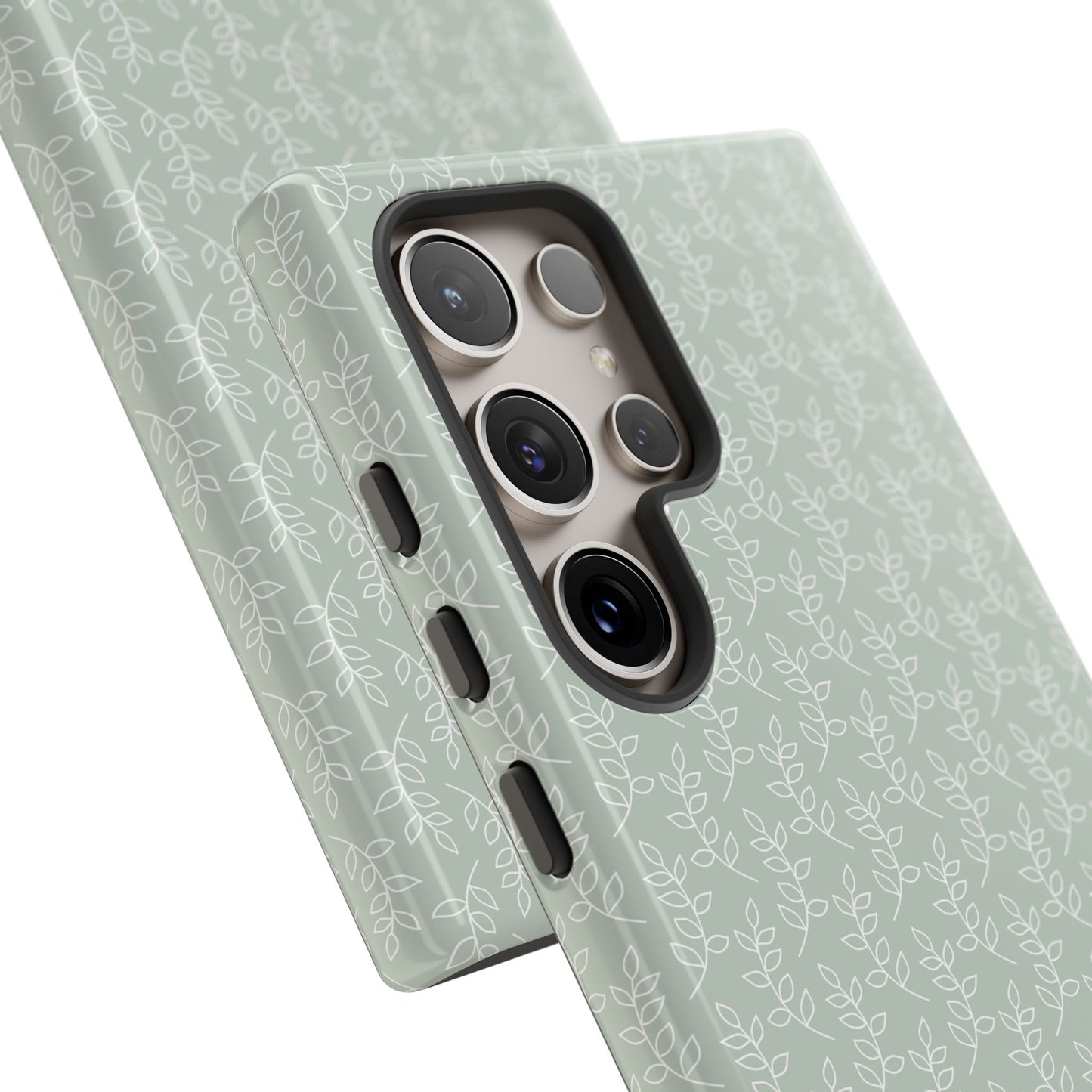 Minimal Leaf Print Samsung Case