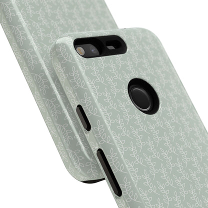 Minimal Leaf Print Google Pixel Case