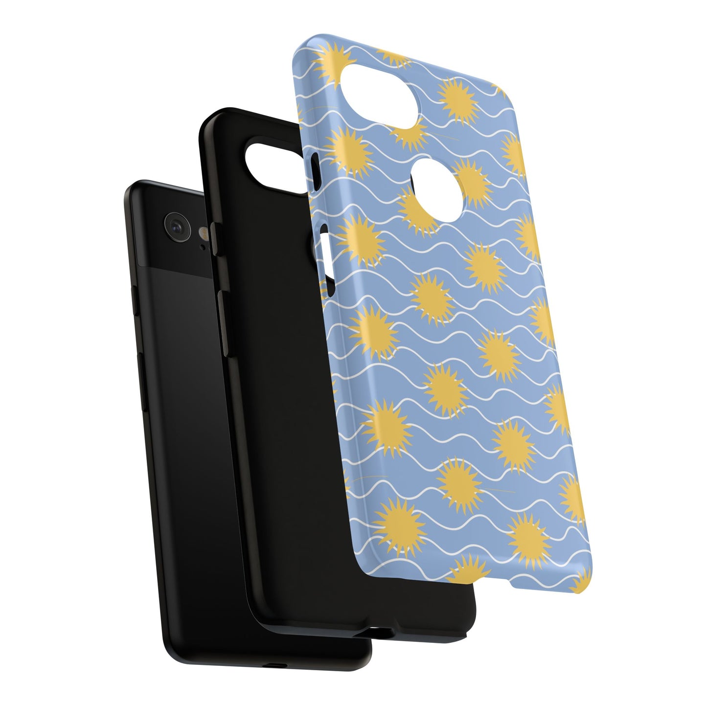 Sunny Waves Blue Google Pixel Case