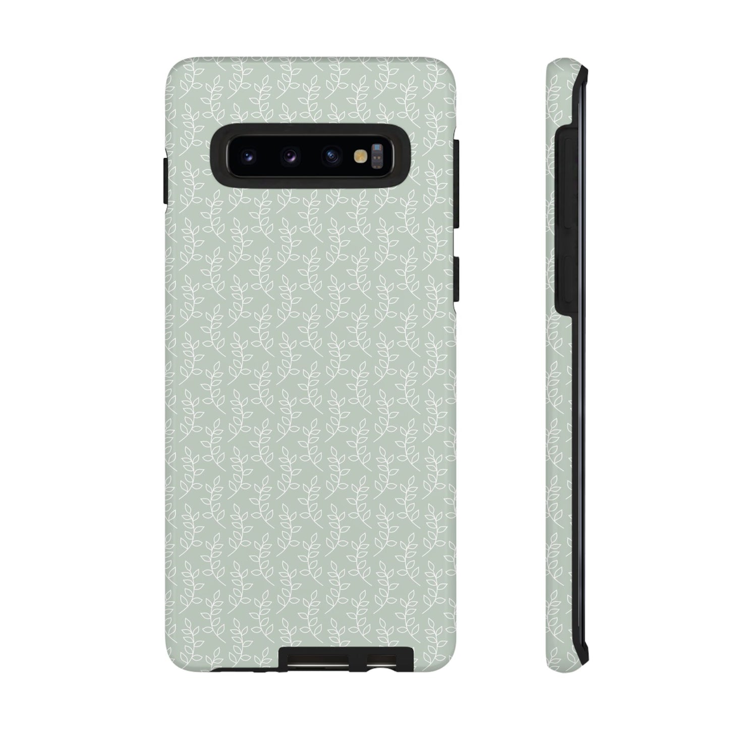 Minimal Leaf Print Samsung Case