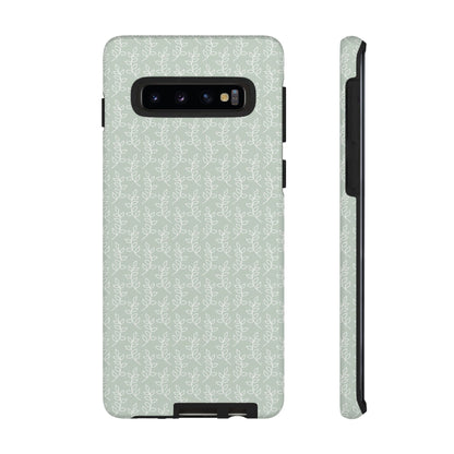 Minimal Leaf Print Samsung Case