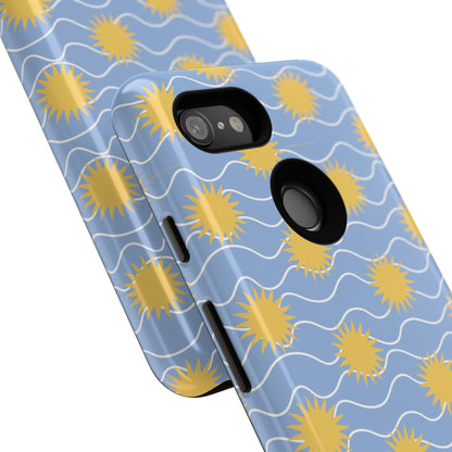 Sunny Waves Blue Google Pixel Case