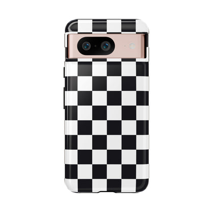 Black & White Checkerboard Google Pixel Case