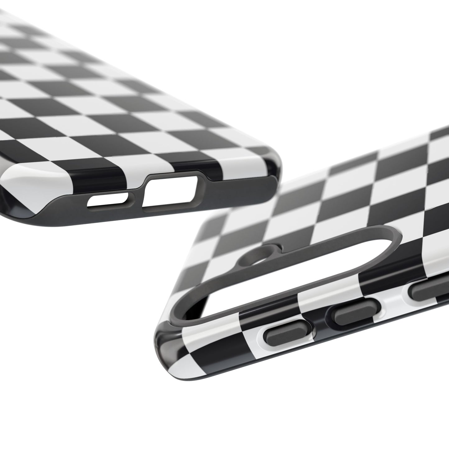 Black & White Checkerboard Samsung Case