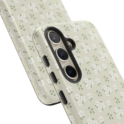 Beige Daisy Bloom Samsung Case