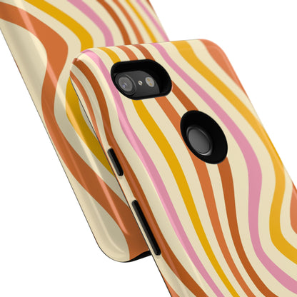 Retro Sunset Wave Google Pixel Case