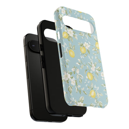 Lemon Blossom Blue Google Pixel Case