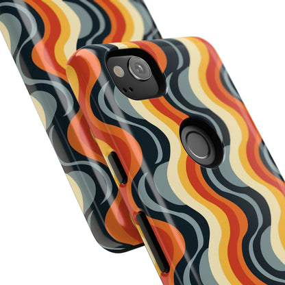Retro Wavy Stripe Google Pixel Case