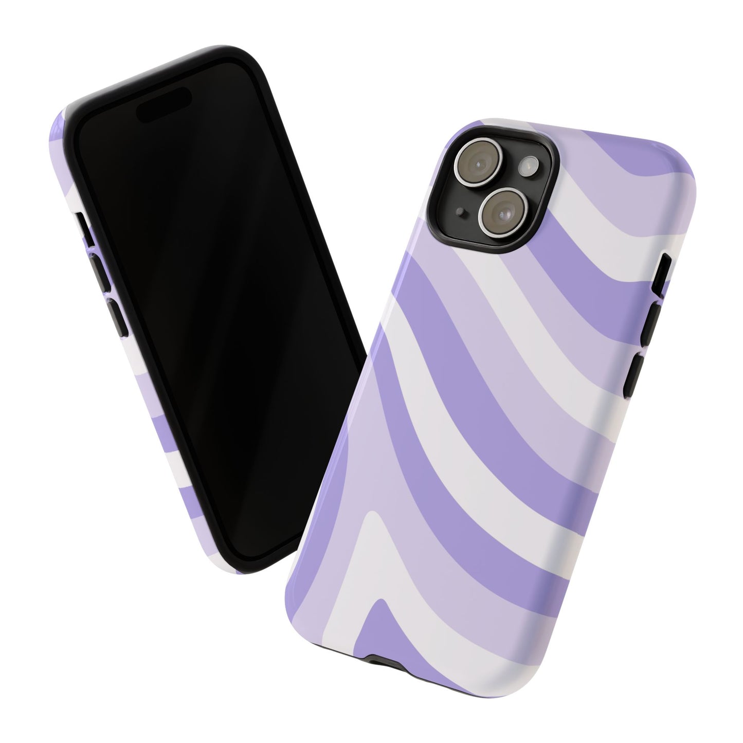 Lavender Wave Abstract iPhone Case