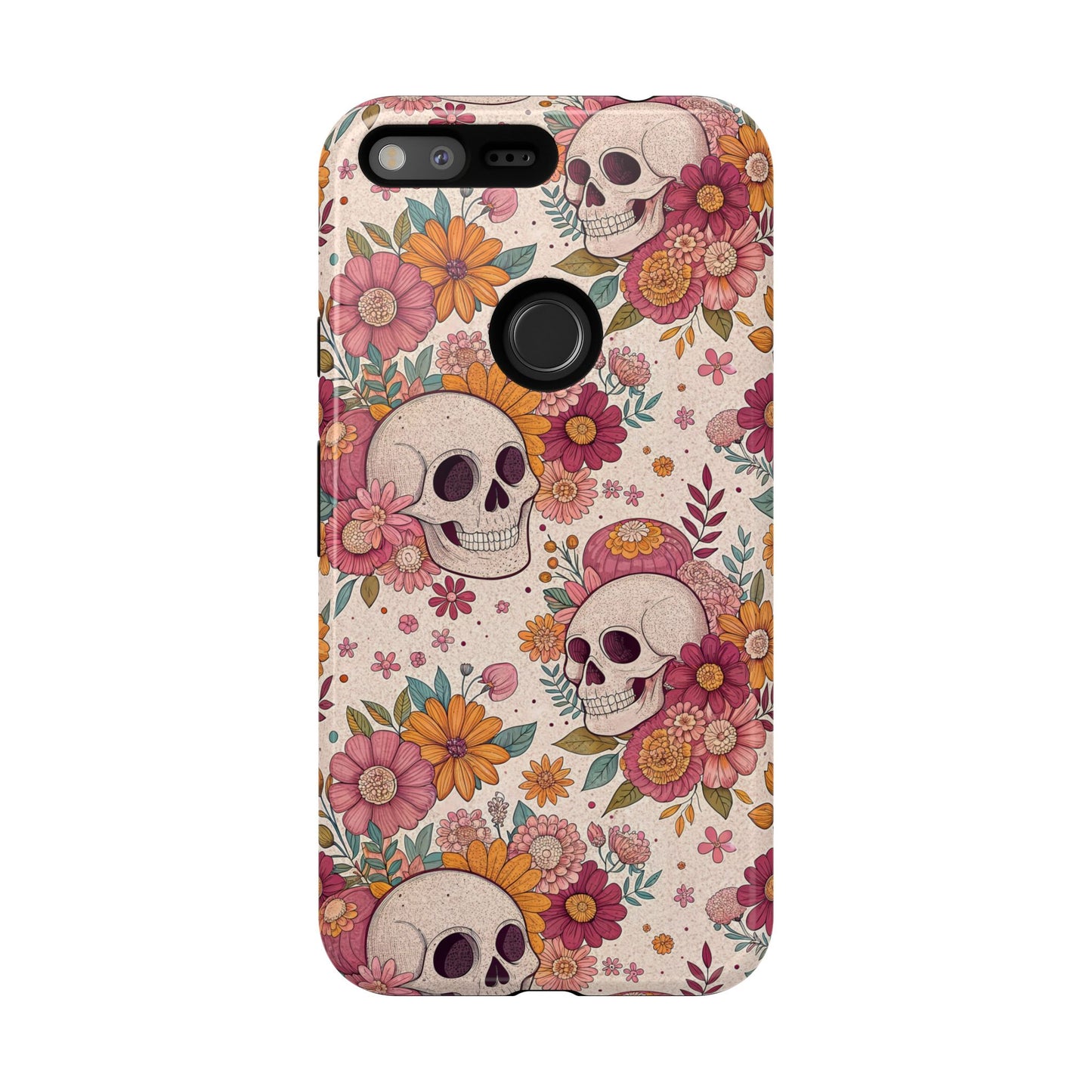 Floral Skull Google Pixel Case