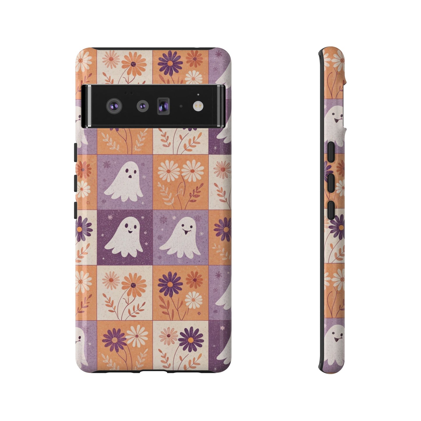 Ghost Floral Checkerboard Google Pixel Case