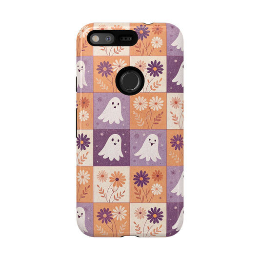 Ghost Floral Checkerboard Google Pixel Case