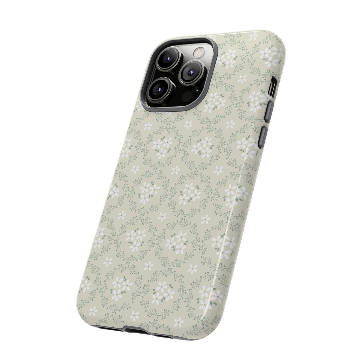 Vintage Daisy Wreath iPhone Case