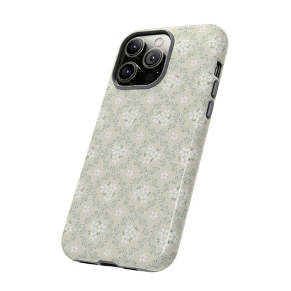 Vintage Daisy Wreath iPhone Case
