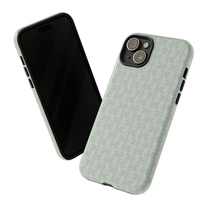 Minimal Leaf Print iPhone Case