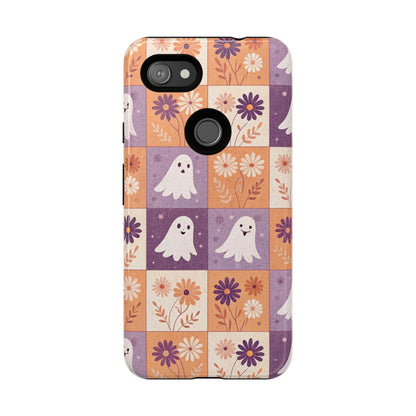 Ghost Floral Checkerboard Google Pixel Case