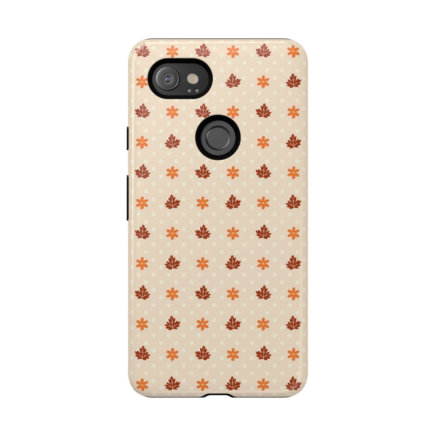 Beige Fall Floral Polka Dot Google Pixel Case