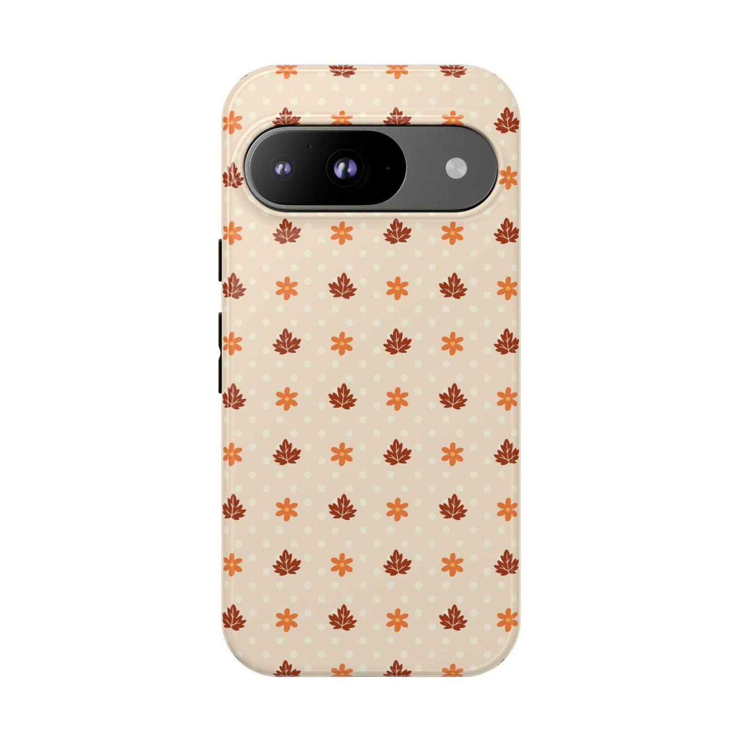 Beige Fall Floral Polka Dot Google Pixel Case