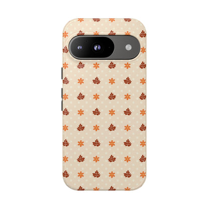 Beige Fall Floral Polka Dot Google Pixel Case