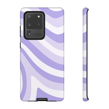 Lavender Wave Abstract Samsung Case