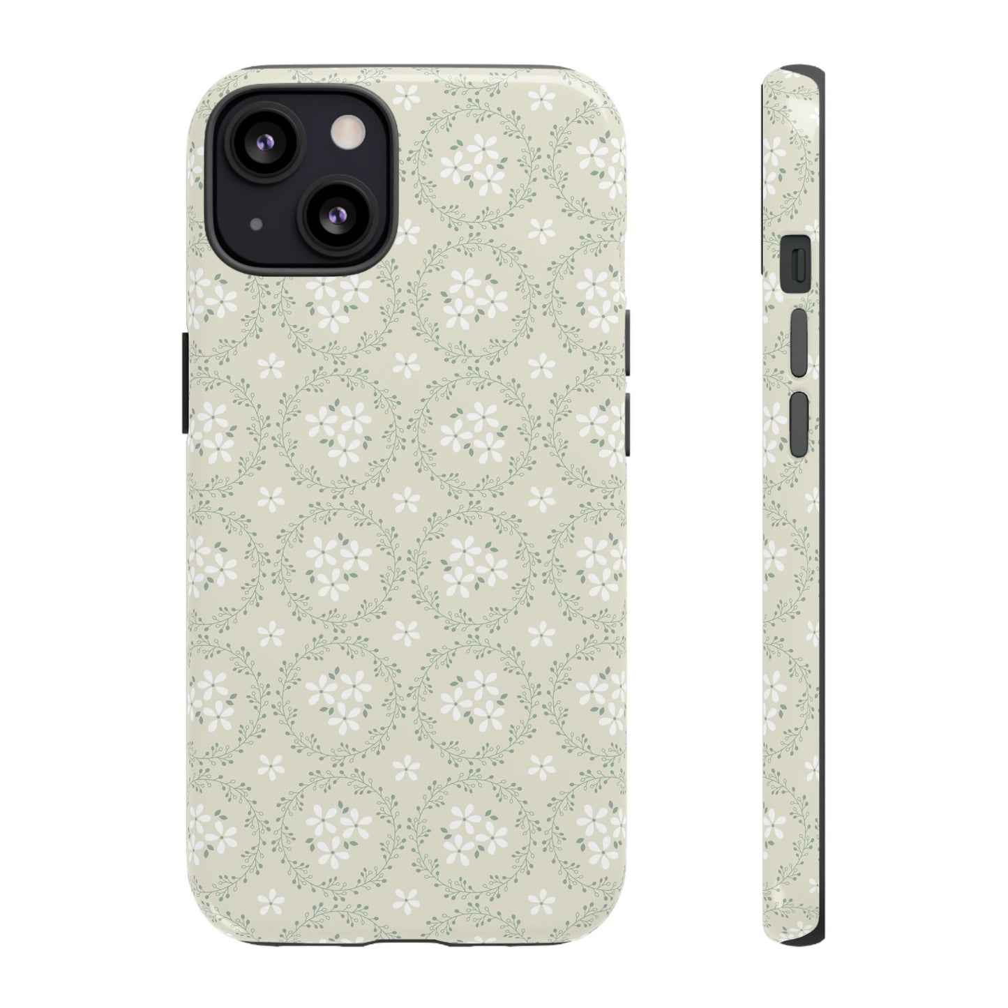 Vintage Daisy Wreath iPhone Case