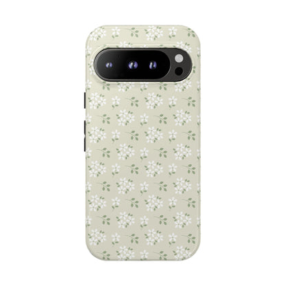 Beige Daisy Bloom Google Pixel Case