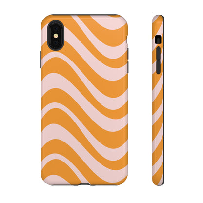 Retro Wavy Stripe iPhone Case