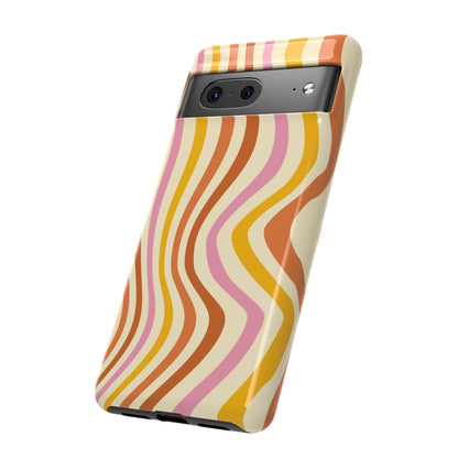 Retro Sunset Wave Google Pixel Case