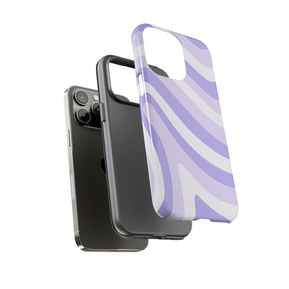 Lavender Wave Abstract iPhone Case