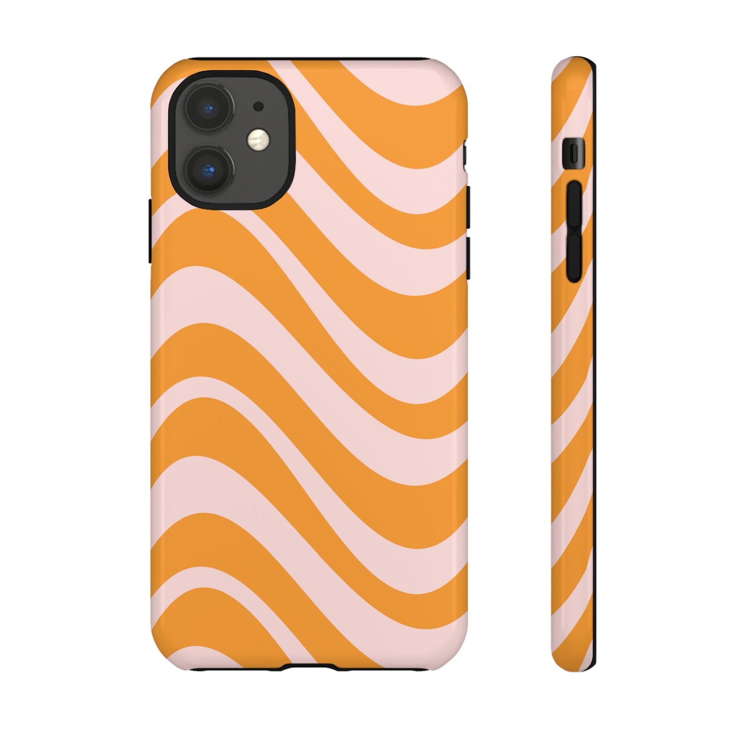 Retro Wavy Stripe iPhone Case