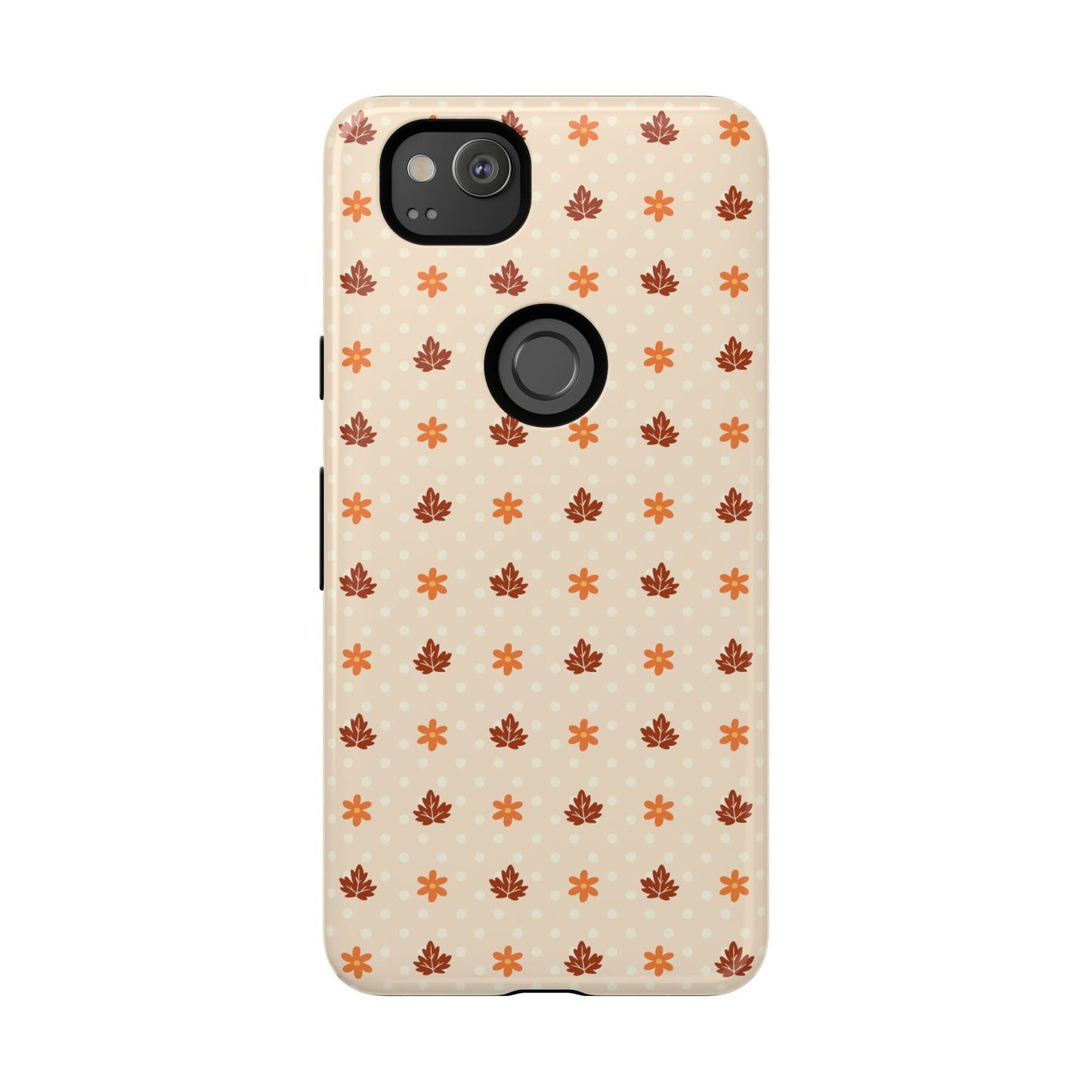 Beige Fall Floral Polka Dot Google Pixel Case