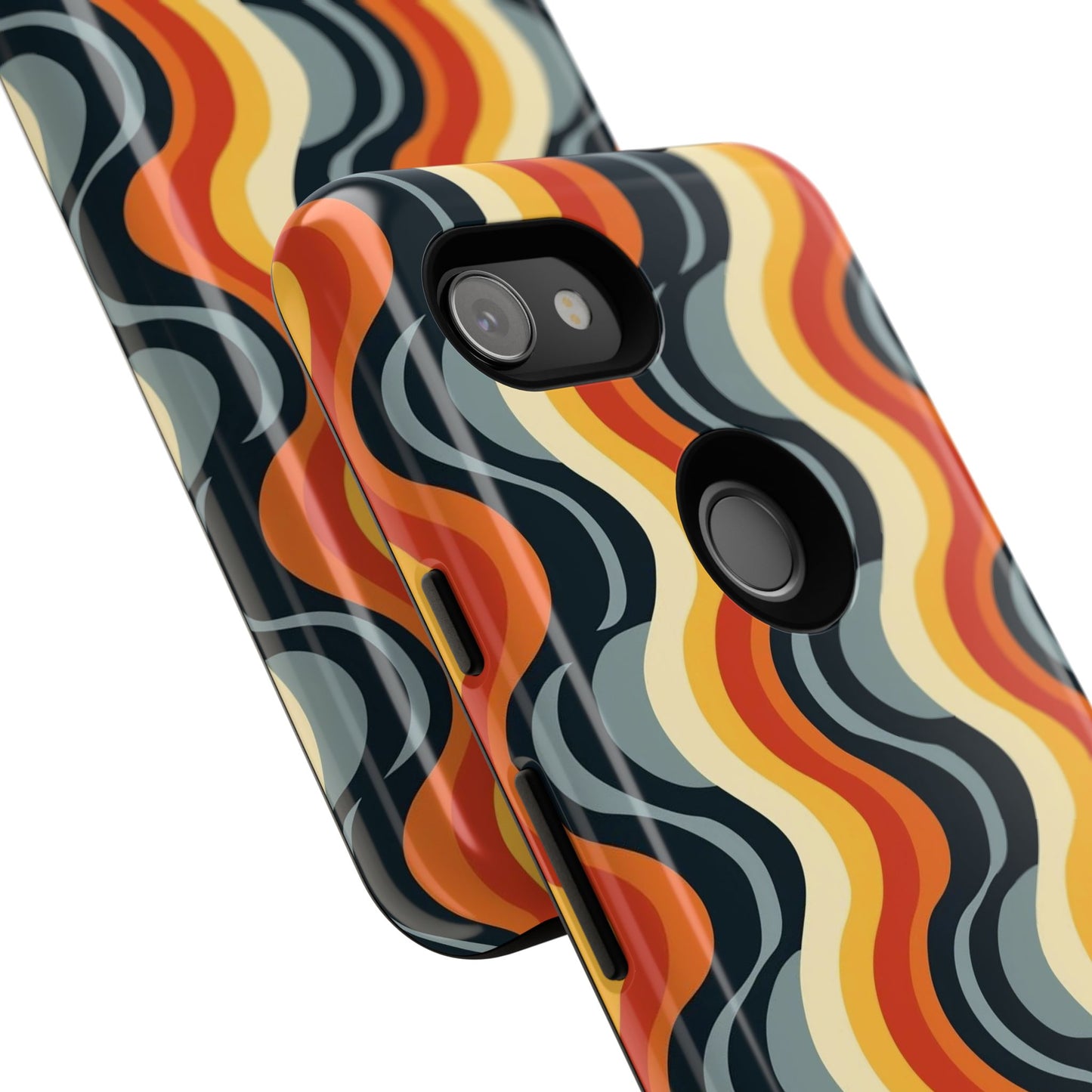 Retro Wavy Stripe Google Pixel Case