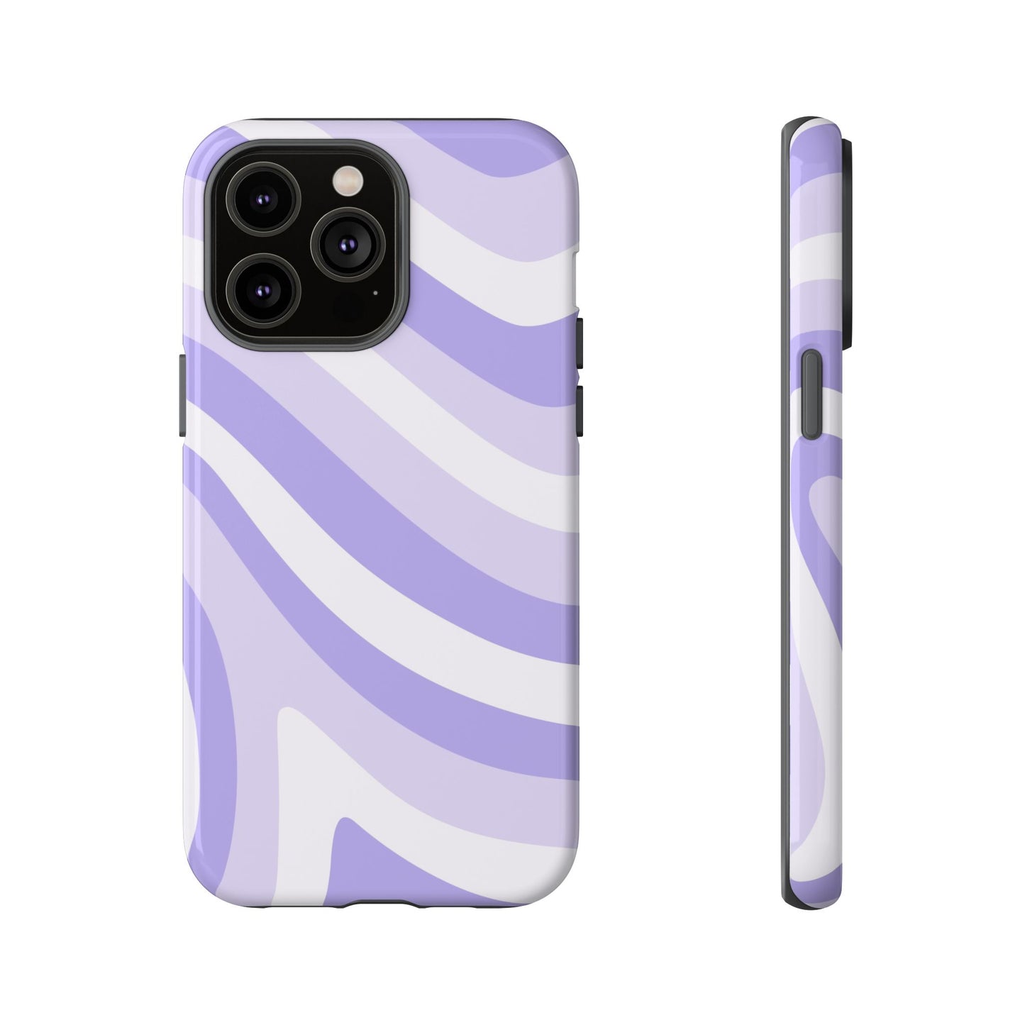 Lavender Wave Abstract iPhone Case