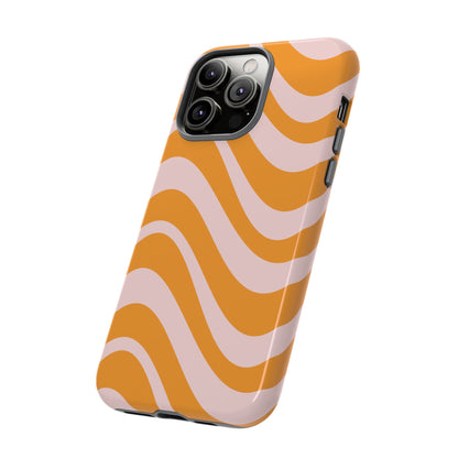 Retro Wavy Stripe iPhone Case