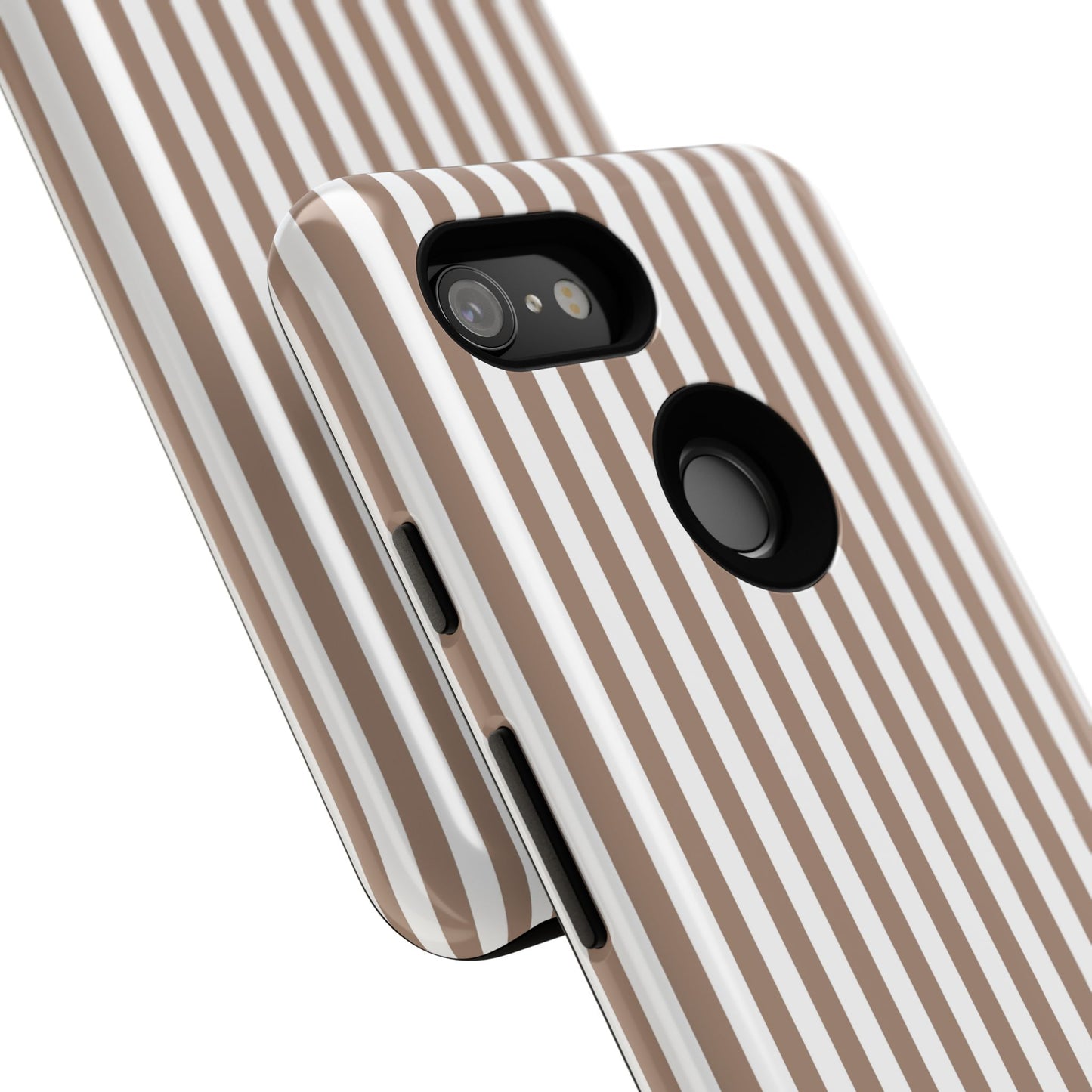 Beige & White Stripe Google Pixel Case