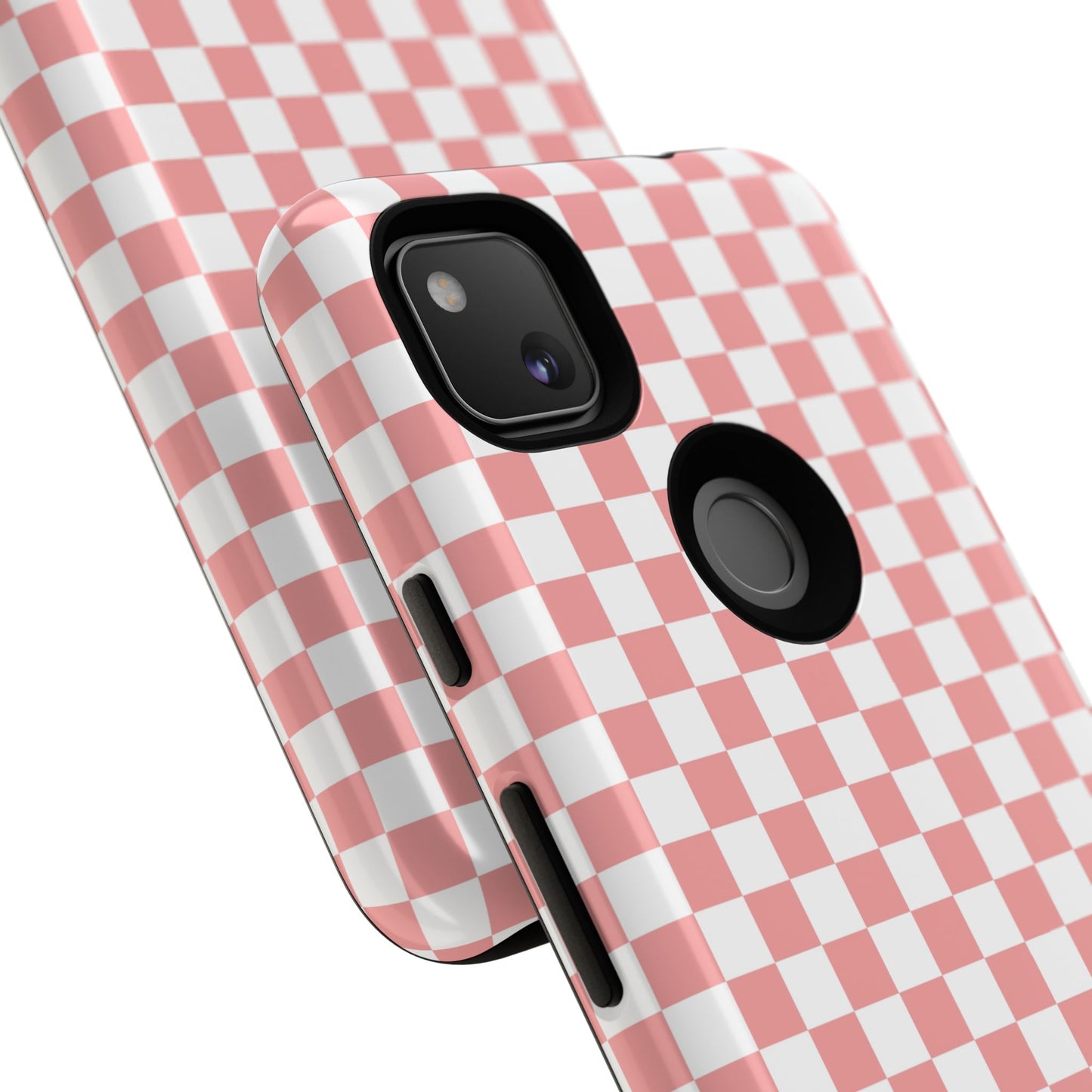 Pink Checkerboard Google Pixel Case