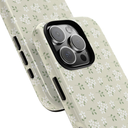 Beige Daisy Bloom iPhone Case