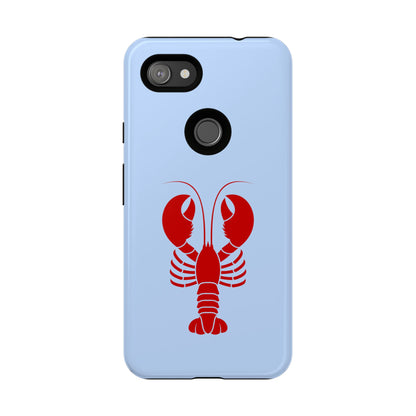 Red Lobster on Sky Blue Google Pixel Case