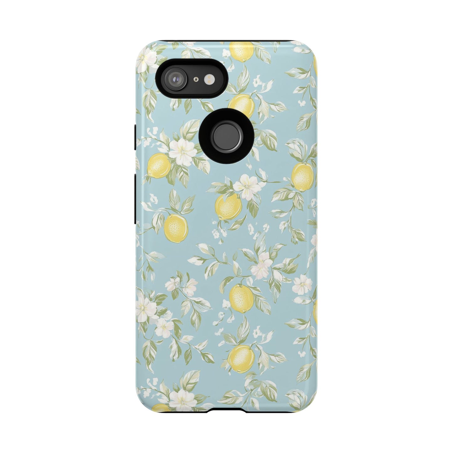 Lemon Blossom Blue Google Pixel Case