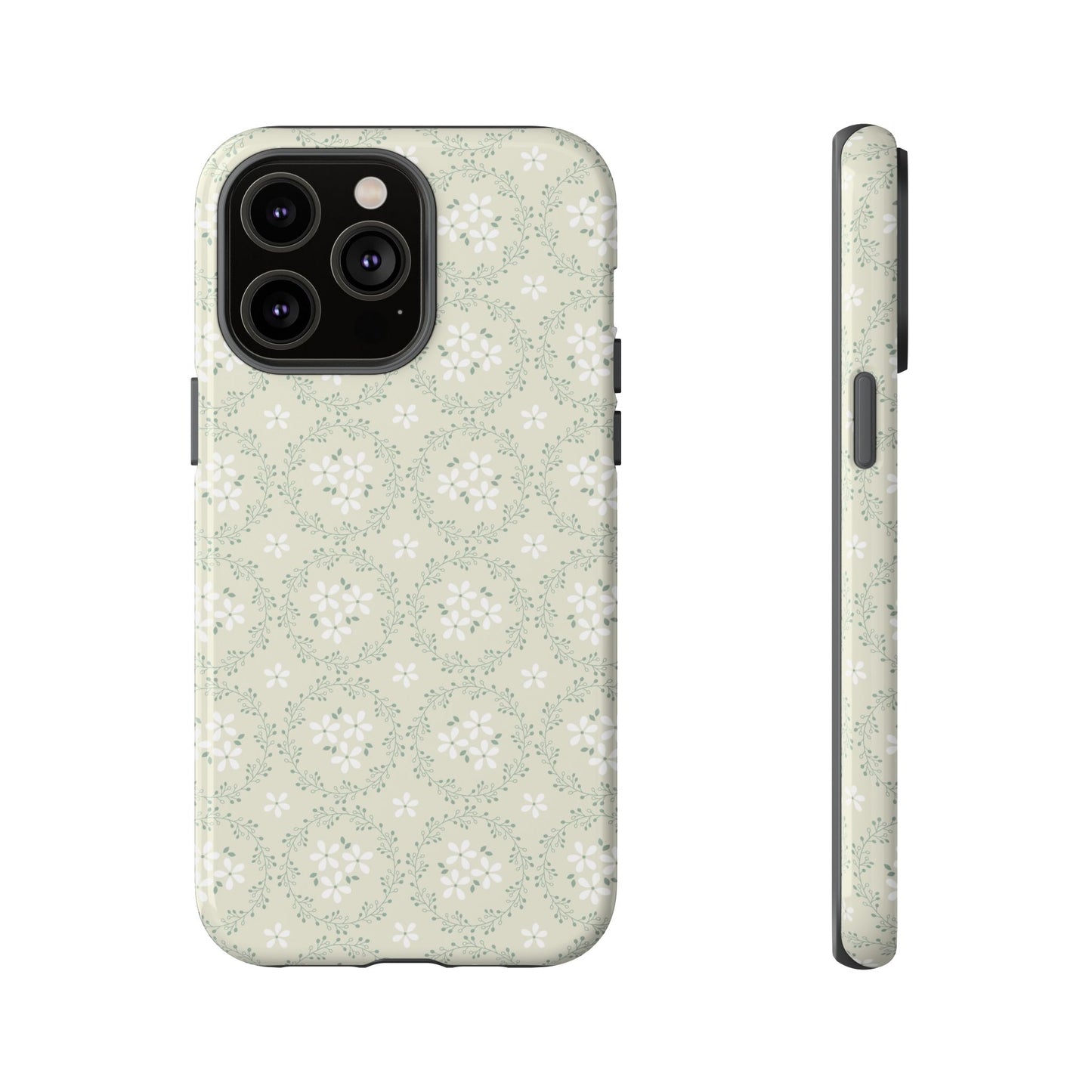 Vintage Daisy Wreath iPhone Case