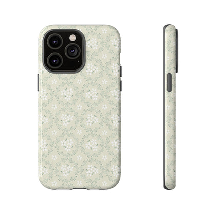 Vintage Daisy Wreath iPhone Case