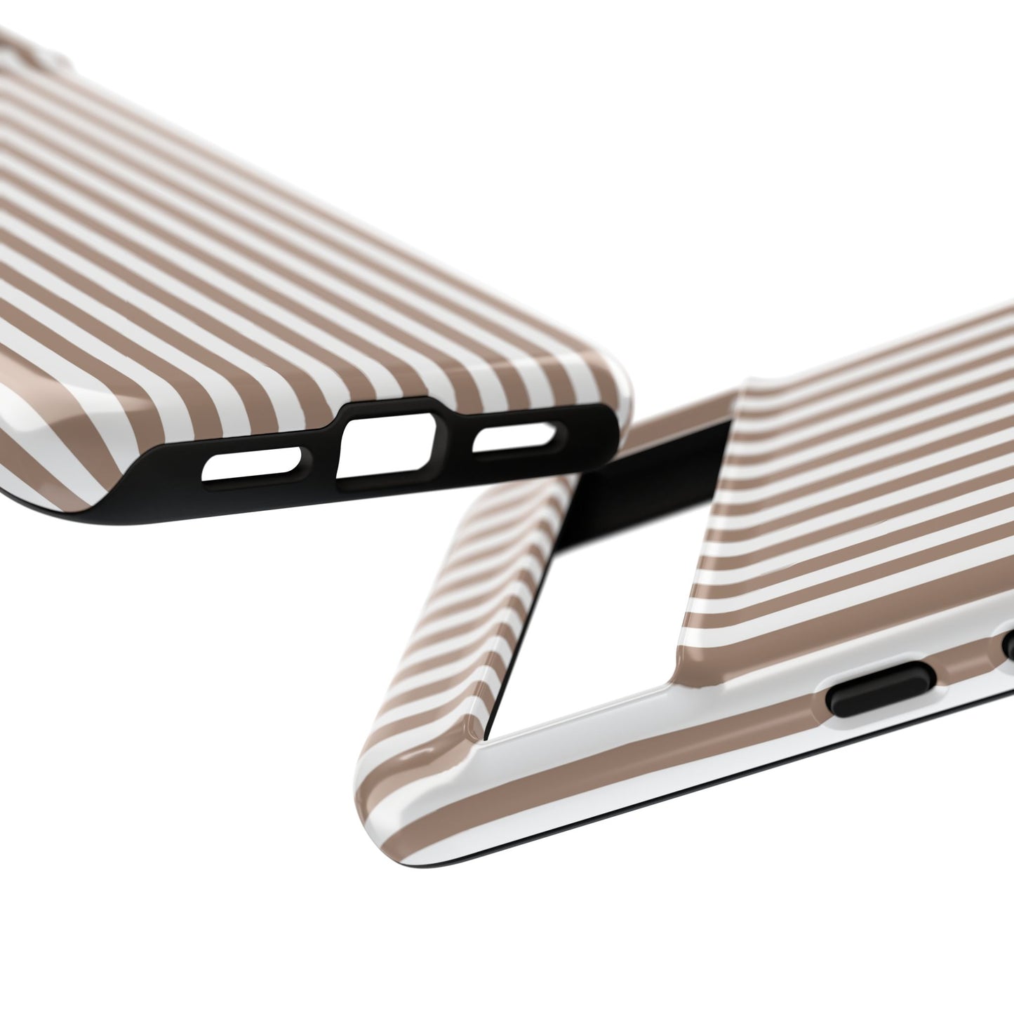 Beige & White Stripe Google Pixel Case
