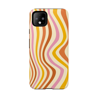 Retro Sunset Wave Google Pixel Case